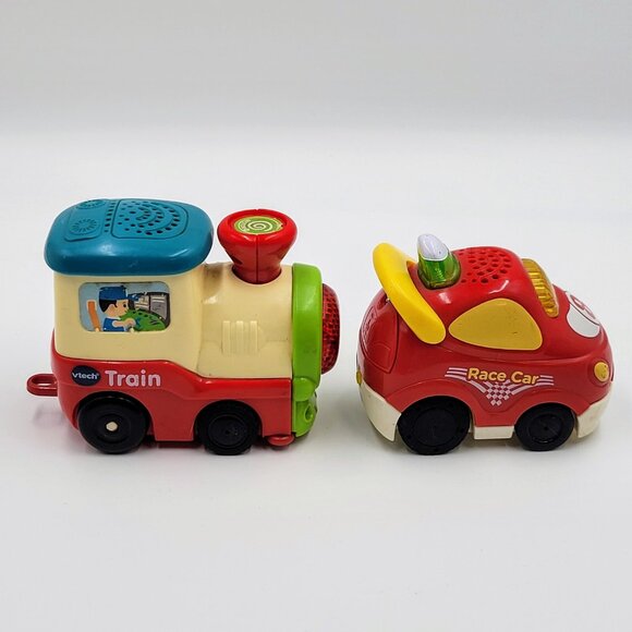 Vtech Go! Go! Smart Wheels Train And Red Race Car Toys Not Working Read - Picture 6 of 10